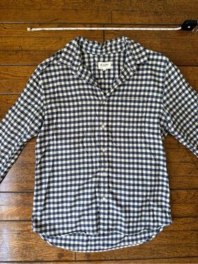 Octobre (Men’s Sézane) Gingham Button down | Checked Flannel Charlie Shirt